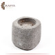 Handmade Grey Basalt Candlestick Handmade Grey Basalt Candlestick