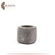 Handmade Grey Basalt Candlestick Handmade Grey Basalt Candlestick