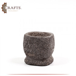 Handmade Grey Basalt Pestle 