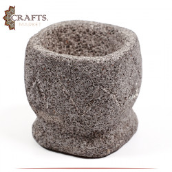 Handmade Grey Basalt Pestle 