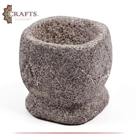 Handmade Grey Basalt Pestle Handmade Grey Basalt Pestle