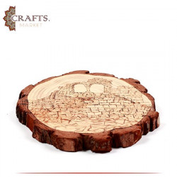 Wooden Pyrography Art  Umm El Jimal  Design