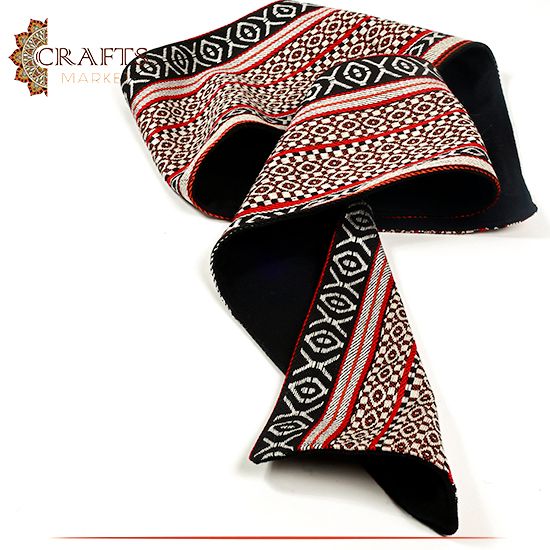 Handmade Fabric Scarf with a Heritage Design Handmade Fabric Scarf with a Heritage Design