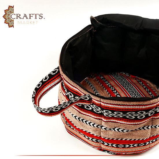 Handmade Multi-Color Fabric Thermal Bag in Heritage Design Handmade Multi-Color Fabric Thermal Bag in Heritage Design