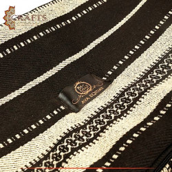 Handmade Duo-Color Fabric Thermal Bag in Heritage Design