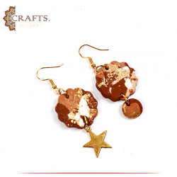 Handmade Duo-Color Woman's Earrings