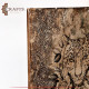 Handmade Multi Color Drawing Tiger Design Wall Art Handmade Multi Color Drawing Tiger Design Wall Art