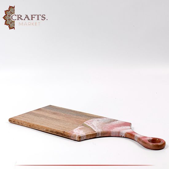 Handcrafted Multi-Color Natural Mango Wooden Serving Board Handcrafted Multi-Color Natural Mango Wooden Serving Board