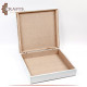 Handmade White Wooden Box in Arctica design Handmade White Wooden Box in Arctica design