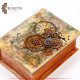 Handmade Wooden Box with a Book Design Handmade Wooden Box with a Book Design