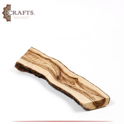 Handcrafted Brown Natural Wooden Plate