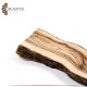 Handcrafted Brown Natural Wooden Plate Handcrafted Brown Natural Wooden Plate