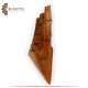 Handcrafted Brown Wall Hanging Wooden in a Palestine Map Handcrafted Brown Wall Hanging Wooden in a Palestine Map