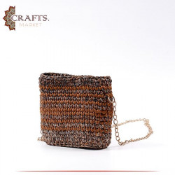 Handmade Multi-Color Crochet Women Shoulder Bag