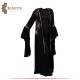 Handmade Black Linen Women Abaya Handmade Black Linen Women Abaya