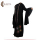 Handmade Black Linen Women Abaya Handmade Black Linen Women Abaya