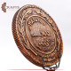 Handmade Wooden Figure Table Décor in a Coin design Handmade Wooden Figure Table Décor in a Coin design