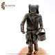Handmade Metal Figure Table Décor in a The Farmer design Handmade Metal Figure Table Décor in a The Farmer design