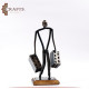 Handmade Metal Figure Table Décor in a Brick Worker design Handmade Metal Figure Table Décor in a Brick Worker design