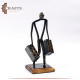 Handmade Metal Figure Table Décor in a Brick Worker design Handmade Metal Figure Table Décor in a Brick Worker design