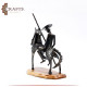 Handmade Metal Figure Table Décor in a Don Quixote design Handmade Metal Figure Table Décor in a Don Quixote design