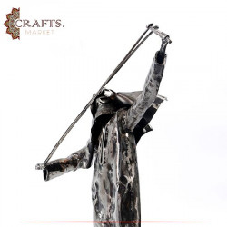 Handmade Metal Figure Table Décor in a Revolutionary Man design