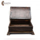 Large wooden box with metal details Large wooden box with metal details