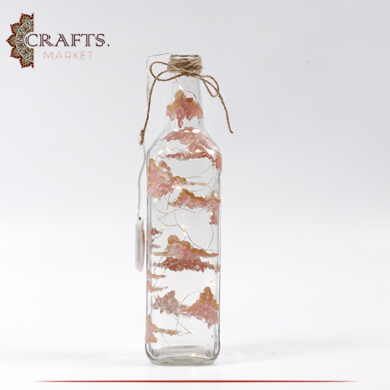 Hand-painted Empty Bottle Table Decor Clouds Design Hand-painted Empty Bottle Table Decor Clouds Design