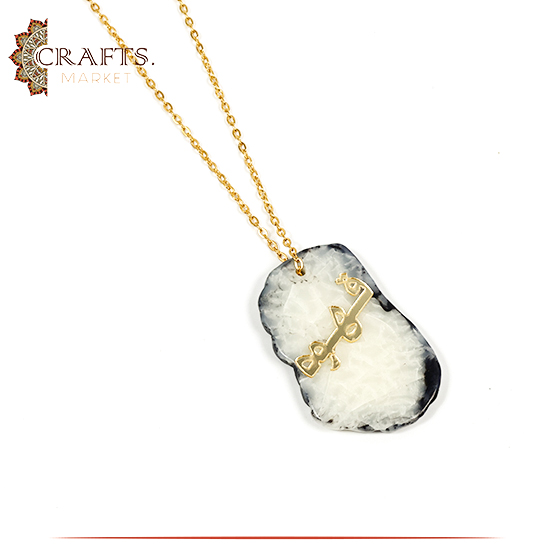 Handmade Multi-color Resin Pendant with the writing Coffee Handmade Multi-color Resin Pendant with the writing Coffee