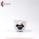 Handmade Porcelain Coffee Cup Set sheep design, 3PCS Handmade Porcelain Coffee Cup Set sheep design, 3PCS