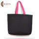 Handmade Black Women Tote Bag in Flowers design Handmade Black Women Tote Bag in Flowers design