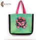 Handmade Black Women Tote Bag in Flower design Handmade Black Women Tote Bag in Flower design