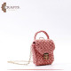 Handmade Pink Cotton Women Shoulder Bag Handmade Pink Cotton Women Shoulder Bag