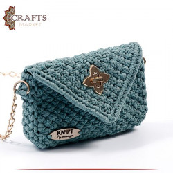 Handmade Green Cotton Women Shoulder Bag