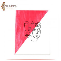 Hand-Painting Acrylic Painting Faces Design Wall Art