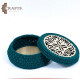 Handmade Dark Green Crochet Serving Tray Handmade Dark Green Crochet Serving Tray