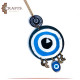 Handmade Car Mirror Hanging Decorated with a Blue Eye design Handmade Car Mirror Hanging Decorated with a Blue Eye design