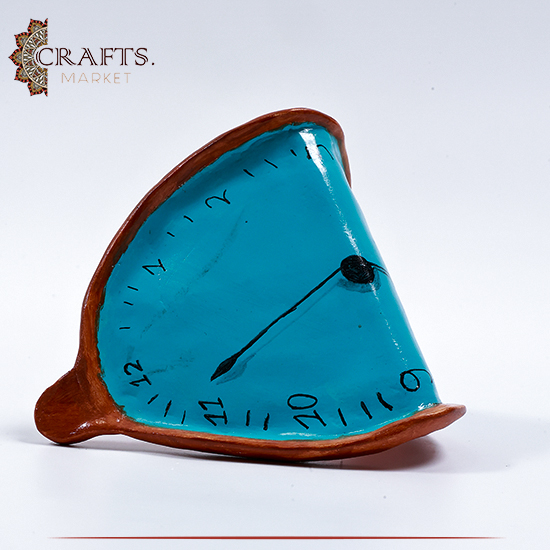 Handmade Clay Table Décor in a Soft Clock Design Handmade Clay Table Décor in a Soft Clock Design
