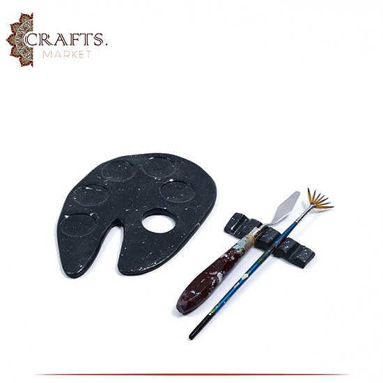 Handmade Navy Artist Palette Handmade Navy Artist Palette