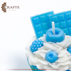 Handmade Cupcake-Shaped Candle