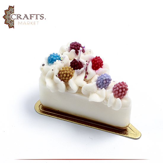 Handmade Cheesecake-Shaped Candle Handmade Cheesecake-Shaped Candle