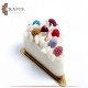 Handmade Cheesecake-Shaped Candle Handmade Cheesecake-Shaped Candle