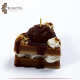 Handmade Waffle-Shaped Candle