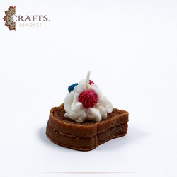 Handmade Toast-Shaped Candle