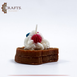 Handmade Toast-Shaped Candle