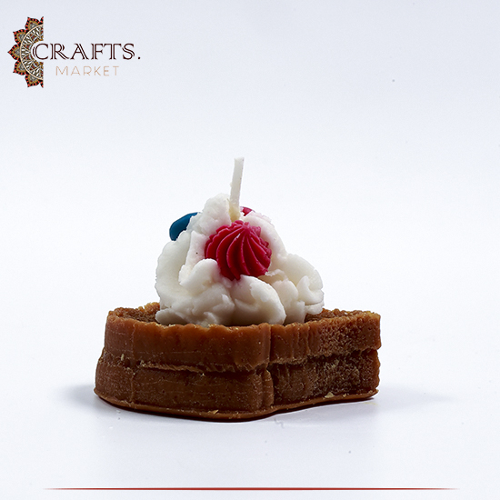 Handmade Toast-Shaped Candle