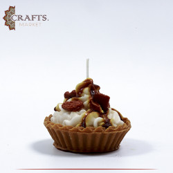 Handmade Tart-Shaped Candle