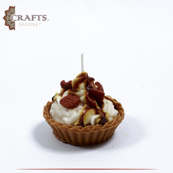 Handmade Tart-Shaped Candle