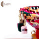 Handmade Multi-Color Wall Hanging in a Basket shape Handmade Multi-Color Wall Hanging in a Basket shape