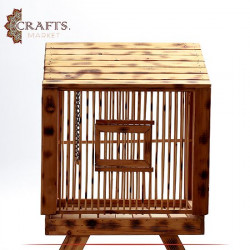 Handmade Brown Birdcage